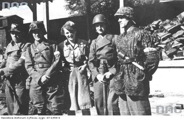 Żołnierze zgrupowania "Radosław" na Woli.