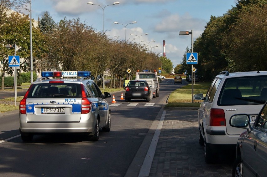 Wypadek na ulicy Sobieskiego w Słupsku. Kobieta w szpitalu.