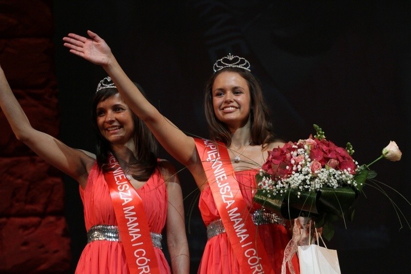 Pani Ania razem z córką Kingą były zwyciężczyniami konkursu...