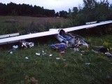 Szybowiec pilotowany przez 18-latka w Laszkach runął na ziemię. Młody mężczyzna jest ciężko ranny!