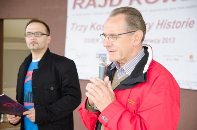 Ryszard Szurkowski był gościem specjalnym Rajdu Rowerowego "Trzy kościoły - trzy historie", który odbył się 1 czerwca na terenie gminy Osiek Jasielski.