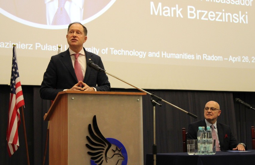 Mark Brzeziński, ambasador USA w Polsce odwiedził w czwartek...