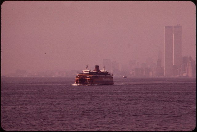 Widok WTC od strony Staten Island