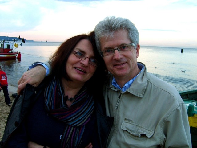 Małgorzata Rybicka: Byliśmy małżeństwem przez 34 lata. Na zdjęciu z mężem Aramem.