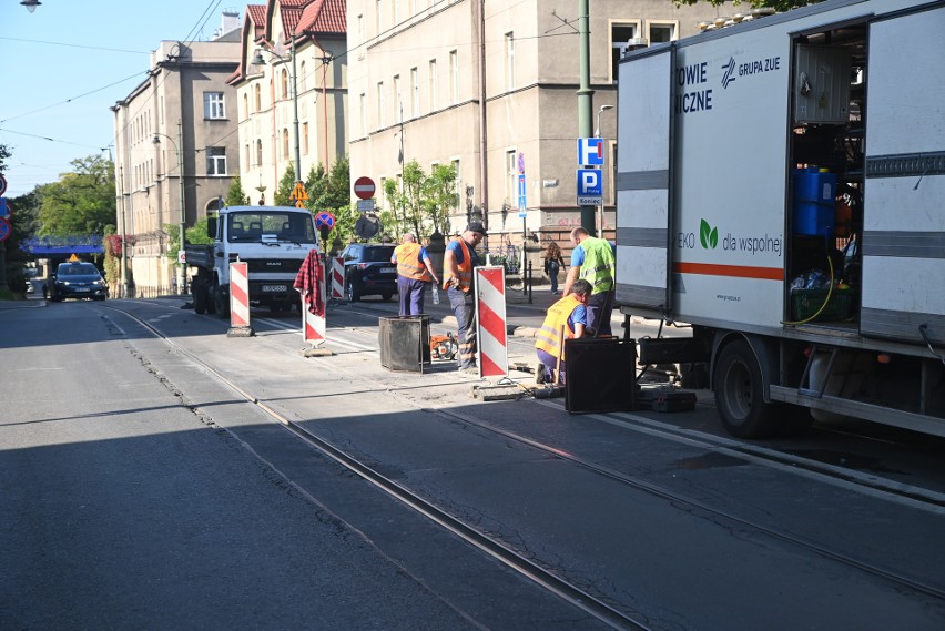 Kraków. Przez ulicę Lubicz nie jadą tramwaje. Konieczna awaryjna naprawa