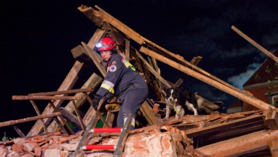 OSP JRS we Wrocławiu ratuje życie z pomocą psów ratowniczych