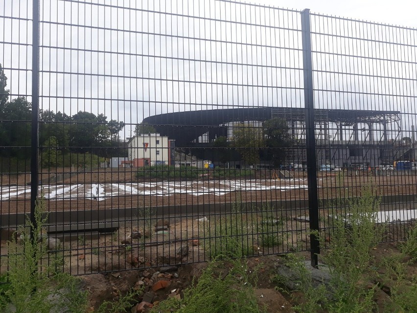Stadion Pogoni - stan na 30 sierpnia 2021.