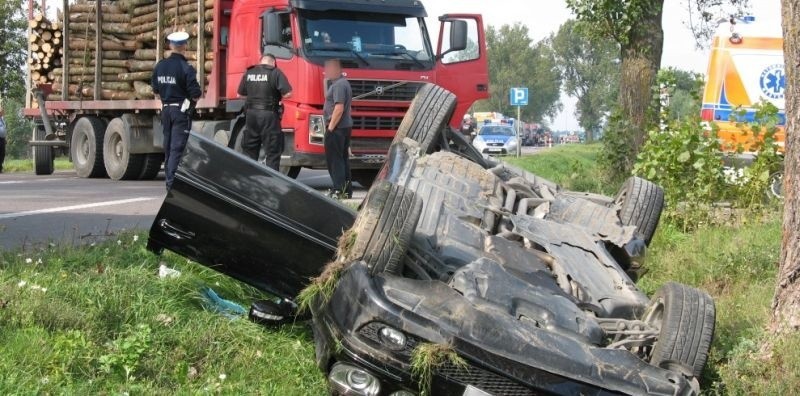 Wypadek w Augustowie na ul. Białostockiej.