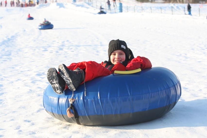 Snowtubing w Niestachowie - atrakcja dla najmłodszych