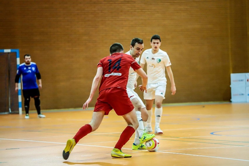 Mecz Futbalo Białystok (na biało) z LZS-em Bojano był bardzo...