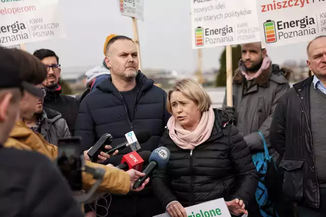 Konferencja prasowa KWW Społeczny Poznań nad jeziorem Maltańskim