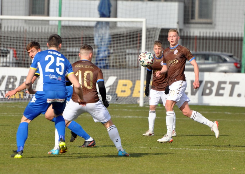 4.04.2022, Kraków: mecz II ligi Garbarnia - Motor Lublin