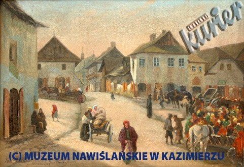 Władysław Szultz "Targ na Rynku w Kazimierzu"
