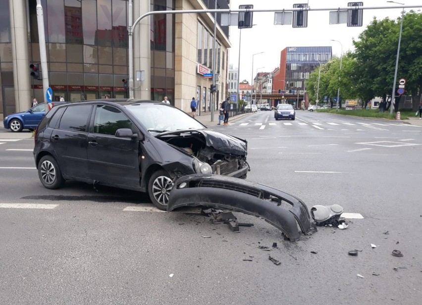 Wypadek przy Arkadach Wrocławskich 24.05.2021