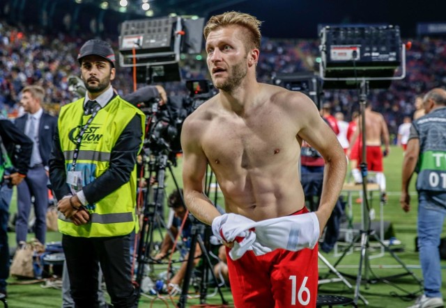 07.09.2018 wlochy. bolonia.  stadion dall'ara.  liga narodow.   mecz  wlochy - polska. nz.  jakub blaszczykowski fot. karolina misztal / polska press/dziennik baltycki