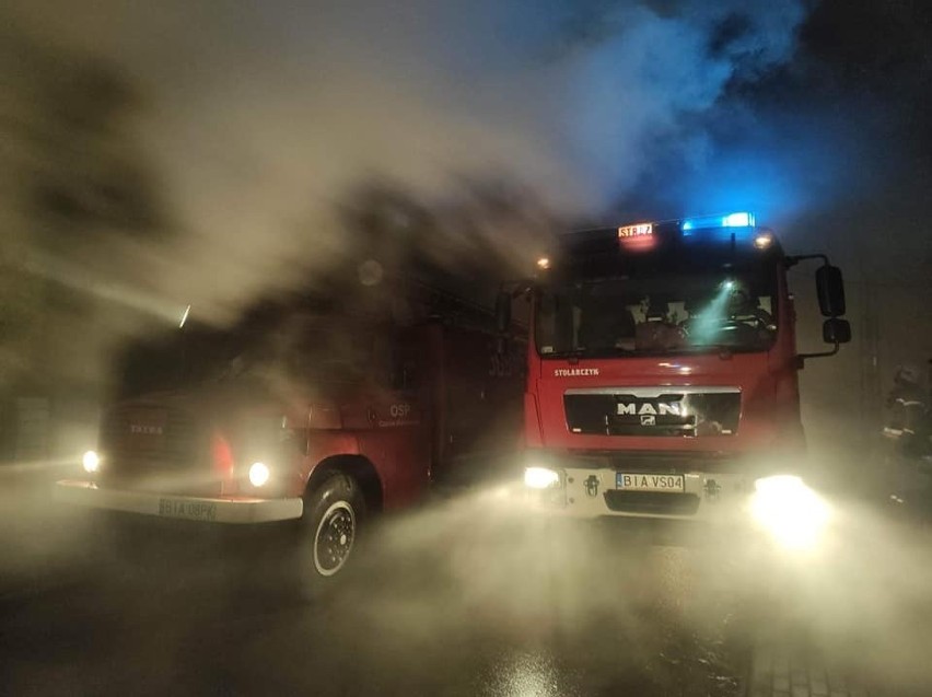 Pożar domu w miejscowości Ruda Rzeczka gasiło dziesięć...