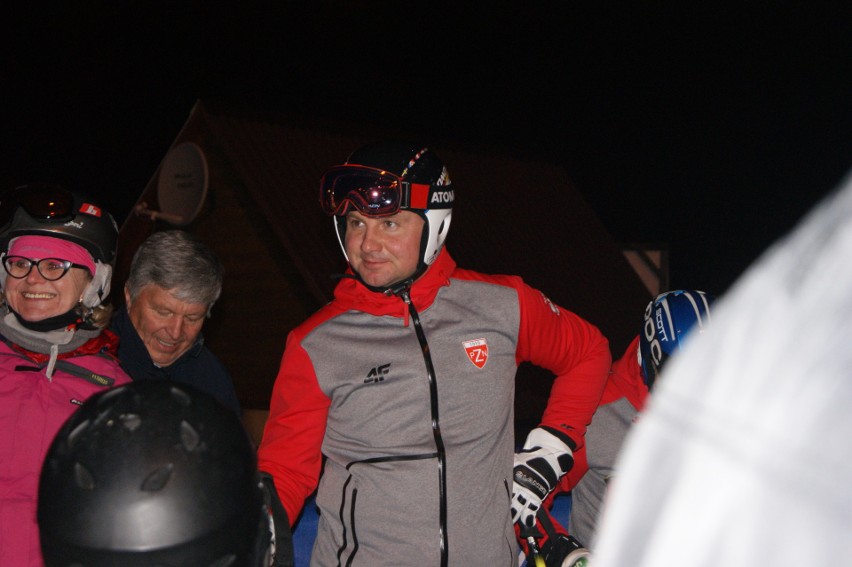 Prezydent na nartach w Jurgowie. Styczeń 2018.