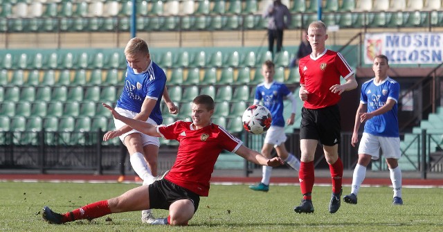 Karpaty Krosno - TOP 54 Biała Podlaska 0:2. Mecz 13. kolejki Centralnej Ligi Juniorów U17.