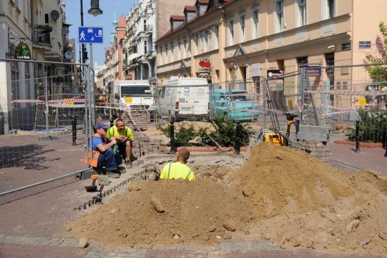 Poznań: Remont ulicy Wrocławskiej potrwa do listopada