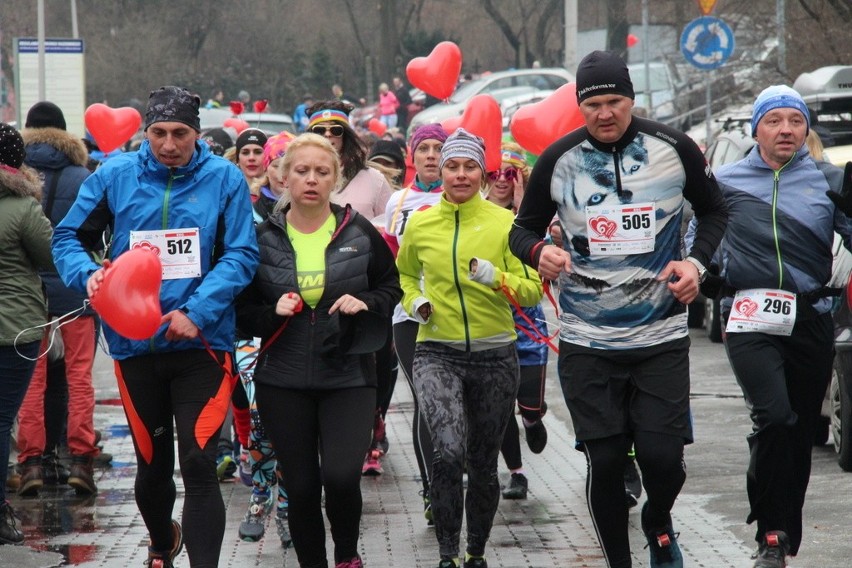 Bieg Walentynkowy 2017 w Dąbrowie Górniczej