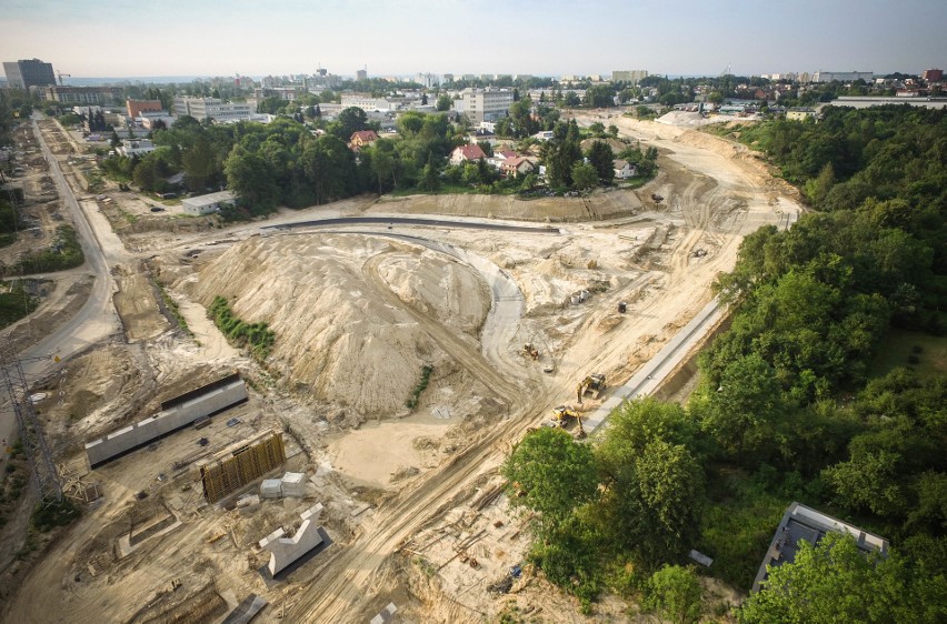 Przedłużenie Bohaterów Monte Cassino w Lublinie. Z wizytą na wielkim placu budowy (ZDJĘCIA Z DRONA) 