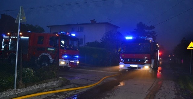 Pożar wybuchł w domu przy ul. Soplicy w Bielsku-Białej