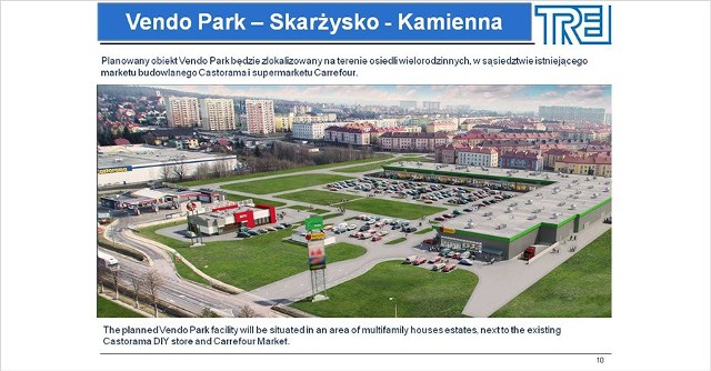 W czasie Międzynarodowego Forum Inwestycyjnego w Skarżysku-Kamiennej zaprezentowane zostały plany inwestora, który wybuduje w mieście duży park handlowy. Będzie on zlokalizowany w pobliżu trasy S7.