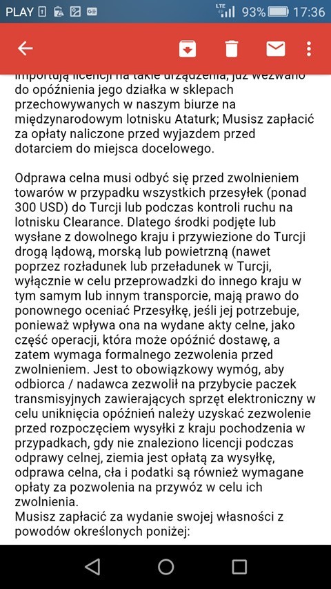 Oto treść wiadomości wysyłanych do matki naszej Czytelniczki...