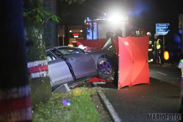 32-latek zginął w wypadku w Ligocie Prószkowskiej.