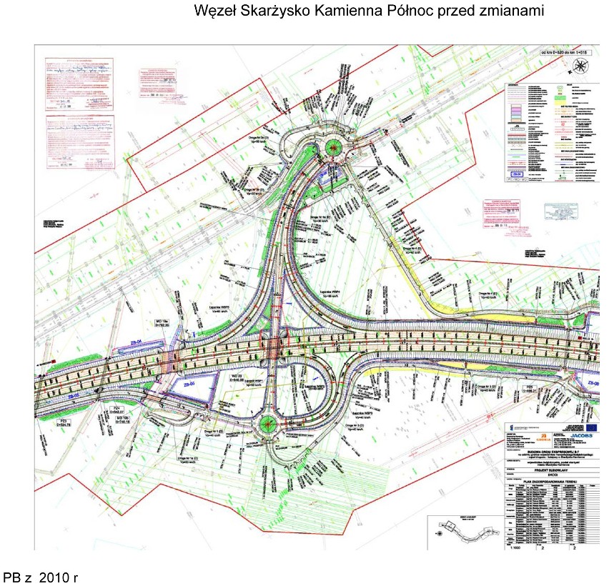 Tak miał wyglądać węzeł Skarżysko-Kamienna Północ według...