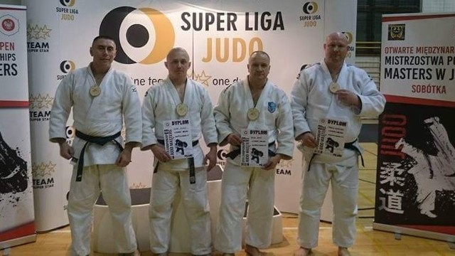 Judocy Żaka na zawodach w Sobótce