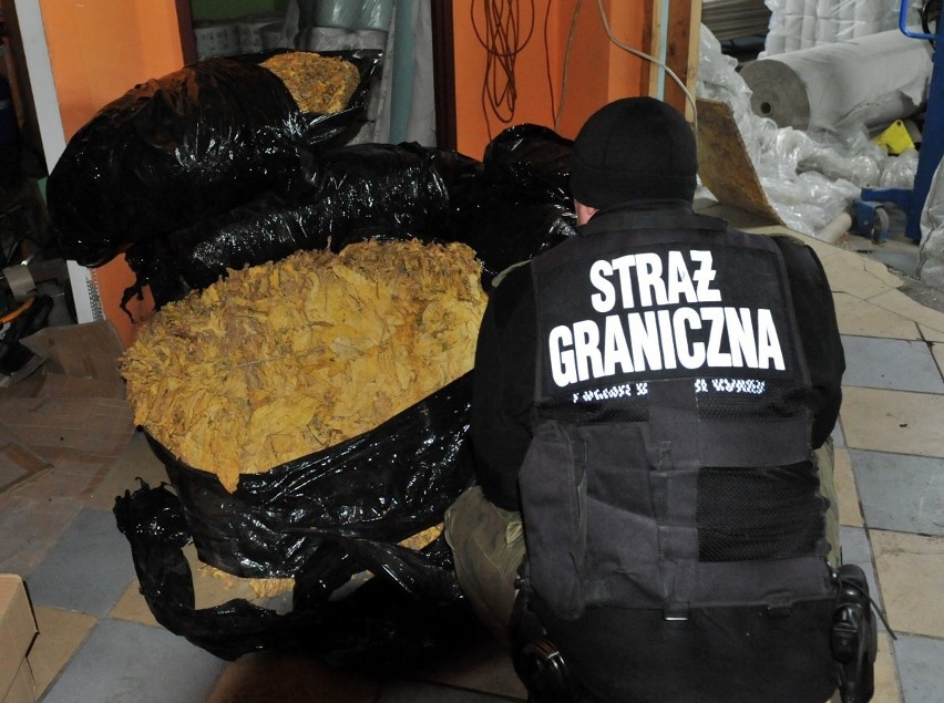 200 kilogramów nielegalnego tytoniu przechwyciła straż graniczna 