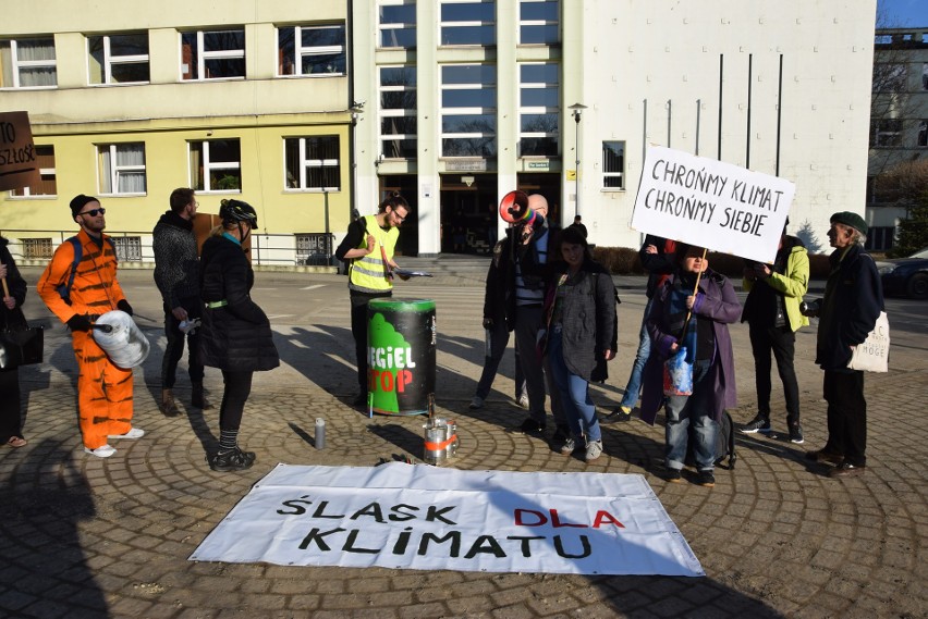 Demonstracja antywęglowa w Katowicach