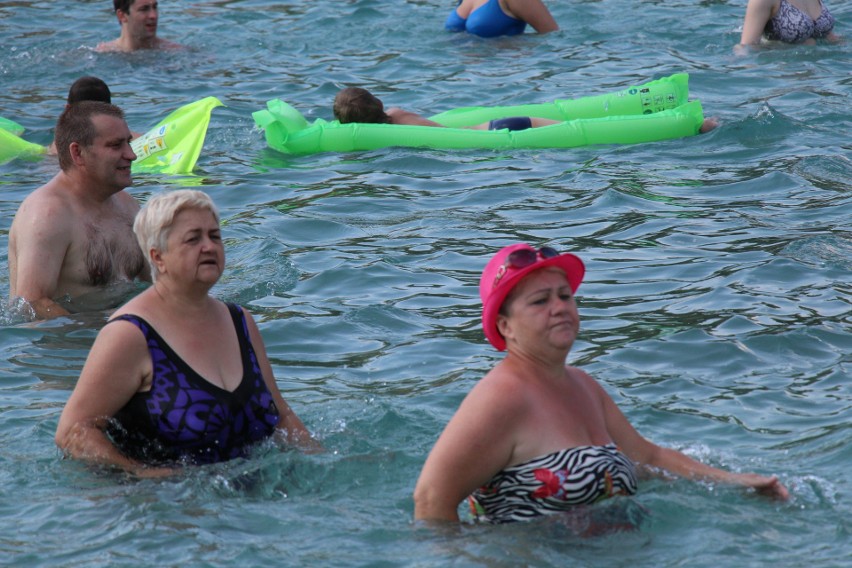 Aqua aerobik i inne atrakcje Kąpieliska Leśnego w Gliwicach ZDJĘCIA