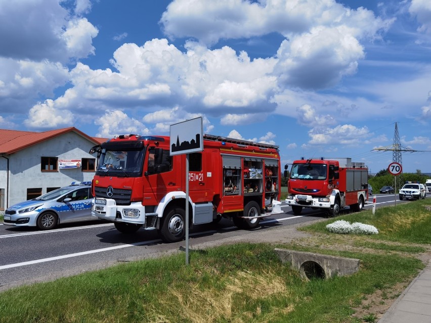 Wypadek na krajowej "dziewiątce" w Miłkowie. Był potężny korek (ZDJĘCIA)