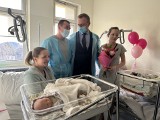 Amelia i Nikola to pierwsze dzieci jakie w roku 2024 urodziły się w szpitalu w Sandomierzu. Zobacz zdjęcia i film