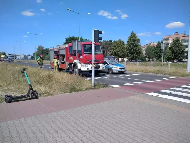 W piątek, 7 lipca, po godz. 12 na Alejach Konstytucji 3 Maja w Lesznie doszło do wypadku.