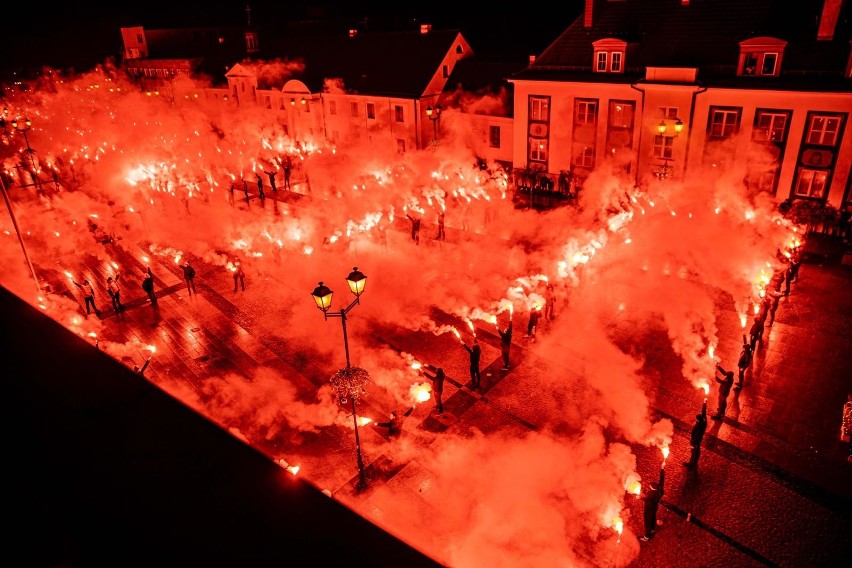 Kibice Jagiellonii Białystok uczcili stulecie istnienia...