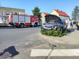 Zderzenie trzech samochodów osobowych w centrum Wolina