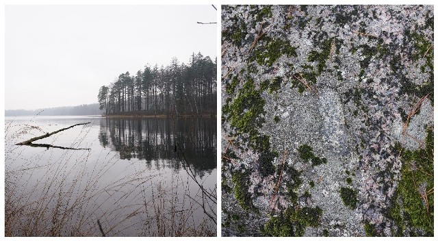 Podmiasteckie jezioro Kamień z tajemnicą.