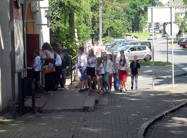 Przed południem młodzi Ukraińcy gościli w stargardzkim starostwie.