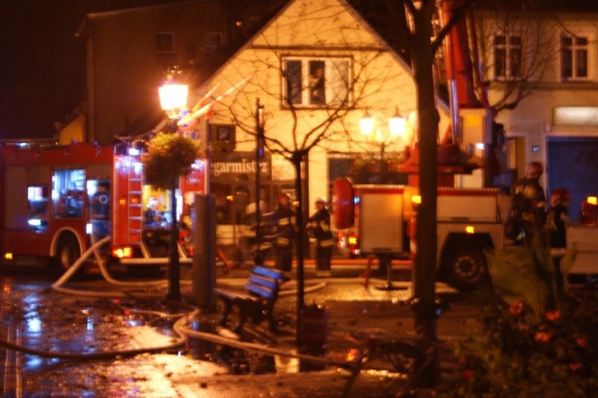 Grodzisk Wielkopolski: Pożar kamienicy na Starym Rynku