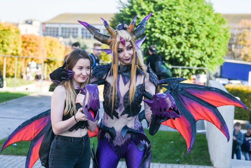 Cosplayerzy na Poznań Game Arena 2018.