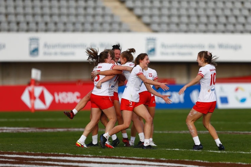 Debiutująca w World Rugby Sevens Series Reprezentacja Polski Kobiet zajęła 8 miejsce!