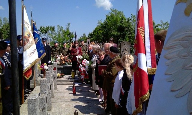 W uroczystościach w Wysokiej wzięło udział 11 pocztów sztandarowych.