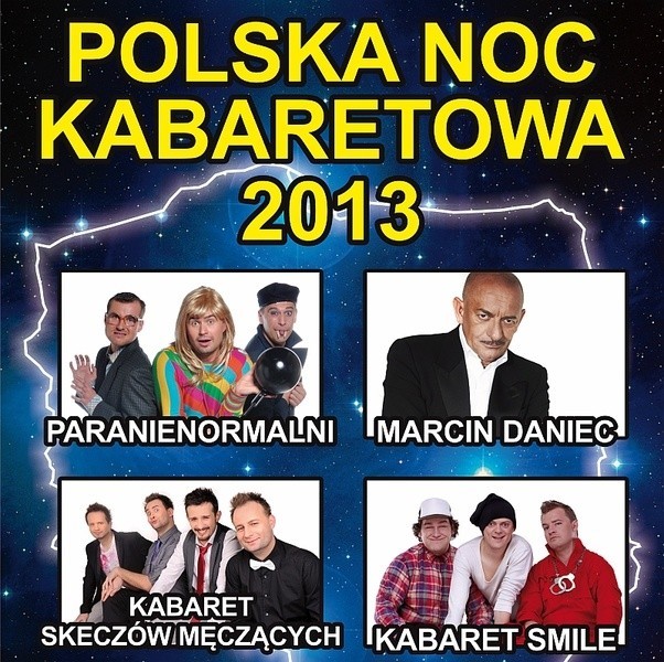Do wygrania 5 podwójnych zaproszeń na Polską Noc Kabaretową, 17 maja o godz. 19:30 w zielonogórskim CRS