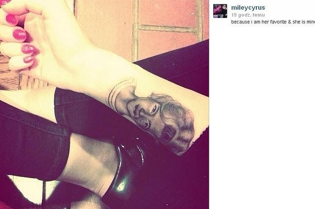 To nowy tatuaż Miley Cyrus!...