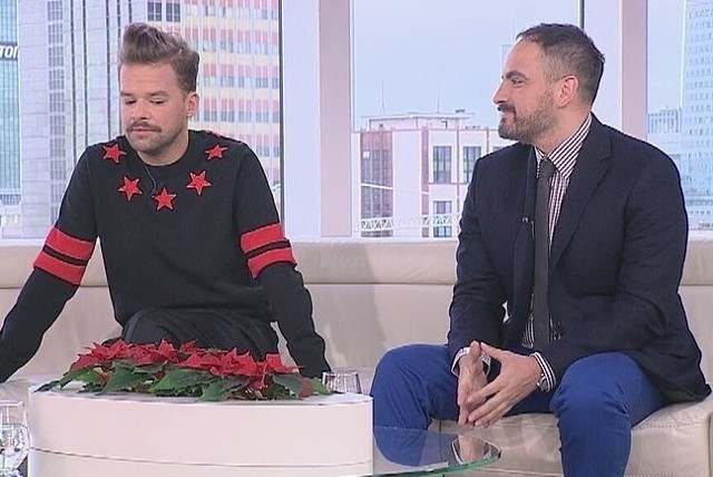 Michał Piróg i Agustin Egurrola (fot. Dzień Dobry TVN/x-news)