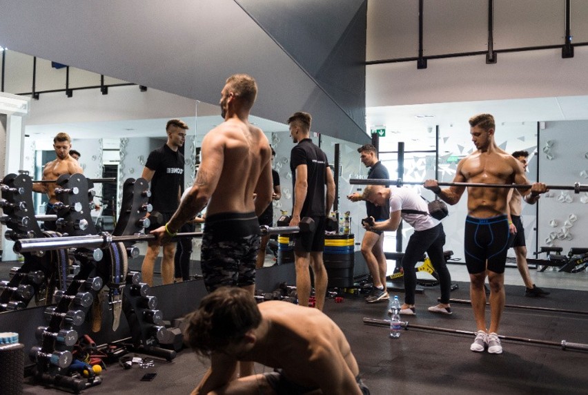 Trening finalistów konkursu Mister Polski (1)