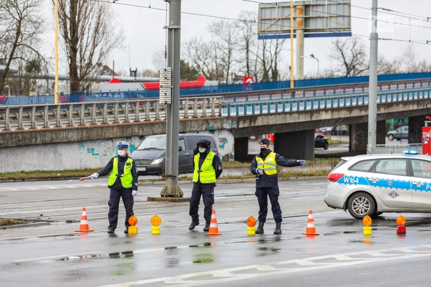 Wypadek w Szczecinie na ul. Gdańskiej - 19.03.2021